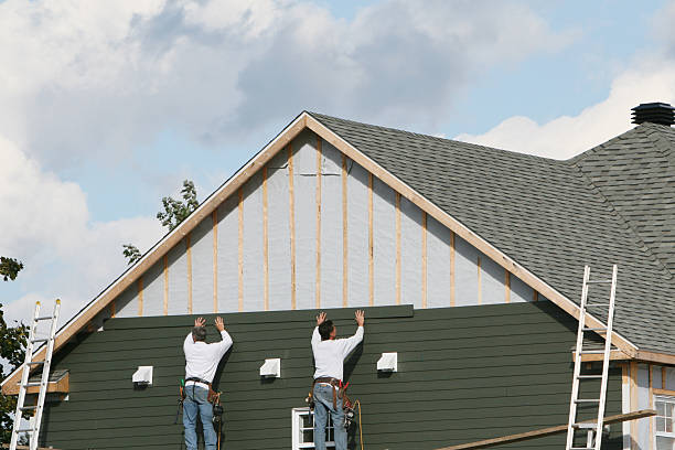 Professional Vinyl Siding technician working in Zirconia, NC